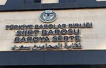 Siirt Barosu ve 14 Bölge Barosundan Ortak Erişim Engeli Açıklaması: 'Anayasa'ya Aykırı'