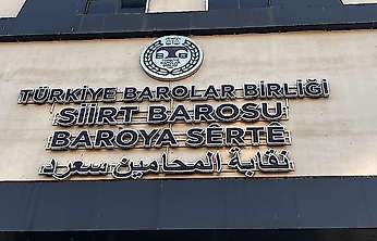 Siirt Barosu ve 14 Bölge Barosundan Ortak Açıklama: 'Kayyım Uygulamalarını Şiddetle Reddediyoruz'