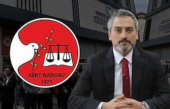 Siirt Barosuna Yeniden Başkan Seçilen Alptekin'den Meslektaşlarına Teşekkür