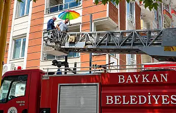 Siirt Baykan'da ''Şemsiye Sokak'' Çalışmaları Başladı