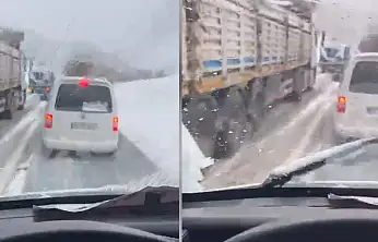 Siirt-Bitlis kara yolu kar sonrası ağır tonajlı araçlara yeniden ulaşıma açıldı