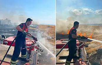 Siirt Çevre Yolu'nda Büyük Anız Yangını: Ekiplerin Müdahalesi Sürüyor