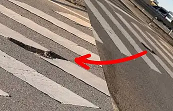 Siirt çevre yolunda tehlike saçan çukur sürücüleri isyan ettirdi