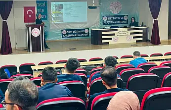 Siirt Eğitim ve Araştırma Hastanesi'nde Temizlik ve Hijyen Eğitimi Düzenlendi