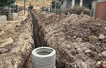 Siirt Eruh'ta Altyapı Çalışmaları Sürüyor