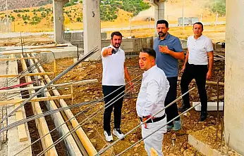 Siirt Gençlik ve Spor İl Müdürü Çalgan Baykan'da Gençlik ve Spor Yatırımları İncelendi