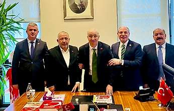 Siirt Heyeti Külliye'de: Seyithan Solmaz ve Ekrem Erdem'den Turgut Aslan'a Ziyaret
