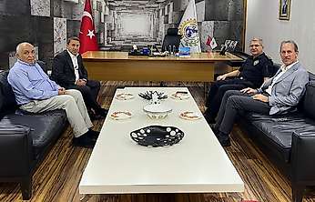Siirt İl Emniyet Müdürü Mehmet Özdemir'den Siirt TSO Başkanı Kuzu'ya İade-i Ziyaret