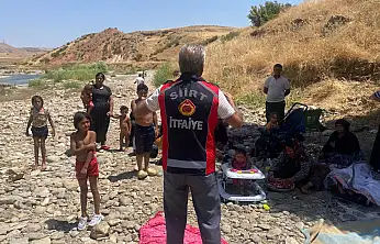 Siirt İtfaiyesi'nden Kezer ve Botan Vadisi İçin Kritik Uyarı: 'Suya Girmeyin'