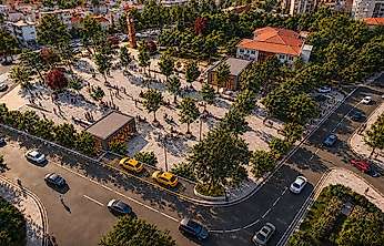Siirt Kent Meydanı'nda Çalışmalar Hız Kazandı: 6 Ayda Tamamlanması Bekleniyor