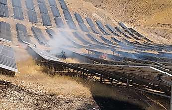 Siirt Kurtalan'da Elektrik Panellerinde Yangın Çıktı