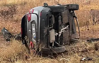 Siirt Kurtalan'da Otomobil Takla Attı: Sürücü Yaralandı