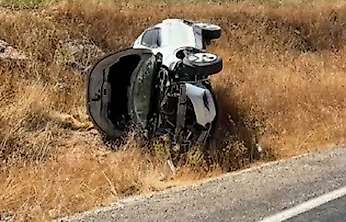 Siirt Kurtalan'da Otomobil Takla Attı: 1 Yaralı