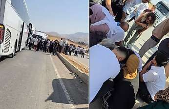 Siirt Kurtalan'da yolun karşısına geçmek isteyen çocuğa otobüs çarptı