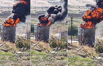 Siirt Kurtalan'daki Petrol Sahasında Yangın Çıktı: 2 İşçi Yaralandı