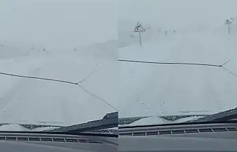 Siirt–Kurtalan kara yolunda kar ulaşımı aksattı