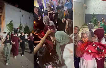 Siirt Kurtalan Öğrenci Yurdu'nda Mezuniyet Kınası Coşkusu