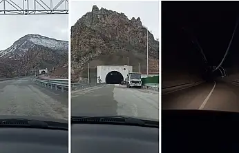 Siirt - Şırnak Tünelinin Son Hali Görüntülendi, Vatandaşlar Kullanmaya Başladı