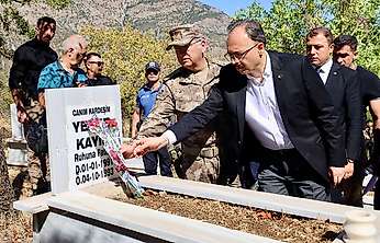 Siirt Şirvan'da 37 şehit dualarla anıldı