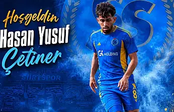 Siirt Spor FK'dan Yeni Transfer: Hasan Yusuf Çetiner Kadroda
