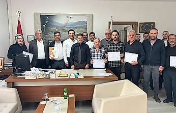 Siirt Tapu Müdürlüğü Personeline Teşekkür Belgesi