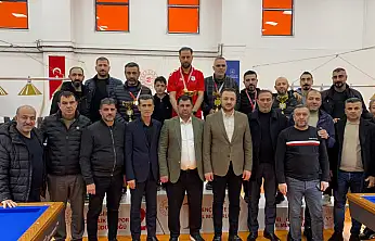 Siirt'te 3 bant bilardo il şampiyonası tamamlandı! İşte dereceye giren kişiler