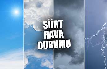 Siirt'te 5 günlük hava durumu belli oldu: Yağışlı günler geliyor - Siirt Hava Durumu
