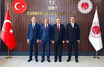 Siirt'te Adli Yılın İlk Gününde Vali Kızılkaya'dan Yargı Ziyaretleri