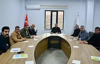 Siirt'te asfalt sezonu öncesi hazırlık toplantısı gerçekleştirildi