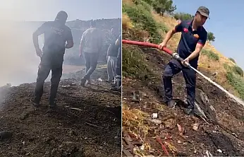 Siirt'te Aynı Bölgede İkinci Yangın! İtfaiye Soğutma Çalışması Yaptı