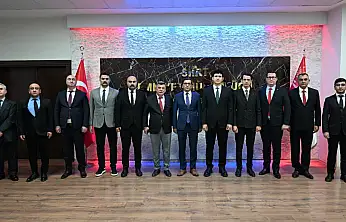 Siirt'te Başsavcı Yasin Coşkun ile Emniyet Müdürü Necmettin Öztürk adli konuları değerlendirdi