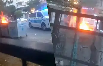 Siirt'te Çöp Yangını Mahalleyi Kötü Kokuya Boğdu