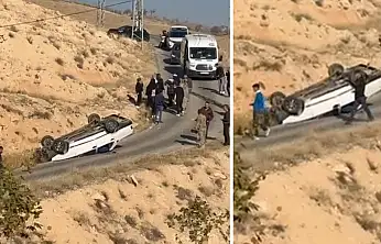 Siirt'te Deliklitaş Mevkiinde Kaza: Araç Takla Attı, 4 Kişi Yaralandı