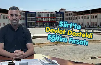 Siirt'te Devlet Destekli Eğitim Fırsatı: Özel Siirt Bilim Teknik Koleji'nde Kayıtlar Devam Ediyor