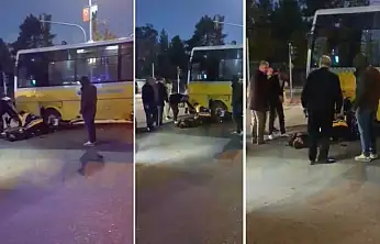 Siirt'te Feci Kaza: Motosiklet Belediyeye Ait Otobüse Çarptı! 1 Ölü, 1 Yaralı