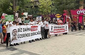 Siirt'te Furkan Vakfı Gönüllülerinden Alparslan Kuytul İçin Basın Açıklaması