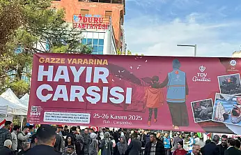 Siirt'te Gazze İçin Hayır Çarşısı: İlk Günde 603 Bin TL Toplandı