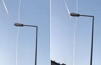 Siirt'te gökyüzündeki izler gündem oldu: Uçak izleri mi, yoksa zehir mi?