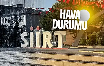 Siirt'te Hafta Boyunca Sıcaklıklar Düşüyor, Bugün Sağanak Yağış Var - Siirt İçin 5 Günlük Hava Durumu