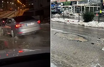 Siirt'te kar temizliği sonrası yollar bozuldu, sürücüler zor anlar yaşıyor