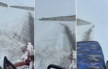 Siirt'te Kar Yağdı, Yol Kapandı… Çözüm Bir Vatandaştan Geldi