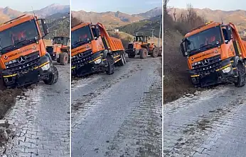 Siirt'te Karayolları Aracı Yoldan Çıktı