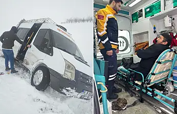 Siirt'te karla mücadele ekipleri zorlu şartlarda vatandaşların yardımına koşuyor