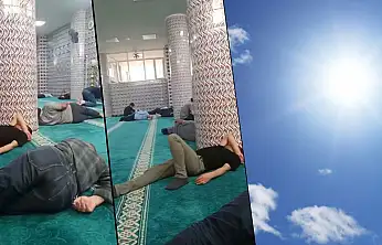 Siirt'te Kavurucu Sıcaklardan Bunalanlar Serinliği Camilerde Arıyor