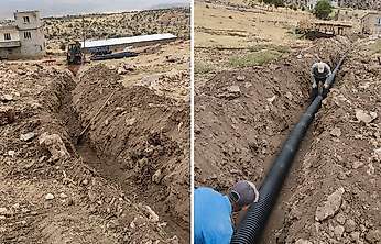 Siirt'te Kırsal Alanda Altyapı ve Yol Çalışmaları Sürüyor