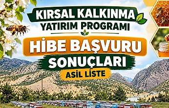 Siirt'te Kırsal Kalkınma 17. Etap Sonuçları Açıklandı