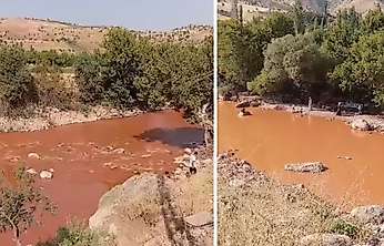 Siirt'te Korkunç Görüntü: Zorava Çayı Çamura Büründü