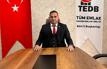 Siirt'te ''Korsan Emlakçılık'' Denetimi Başlıyor TÜEMB İl Başkanı Sevgi Açıkladı!