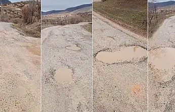 Siirt'te Köy Yolu Çukura Döndü: Vatandaş Video Çekip Çağrı Yaptı