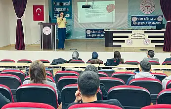 Siirt'te kuduz riskine karşı sağlık personeline kapsamlı eğitim verildi